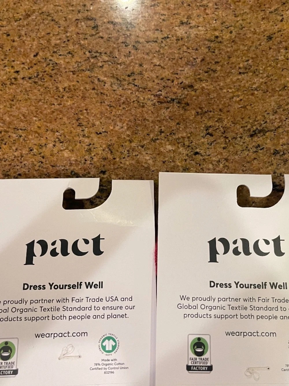 Pact Fruit Stamps Premium Crew Socks Two Pair NWT!